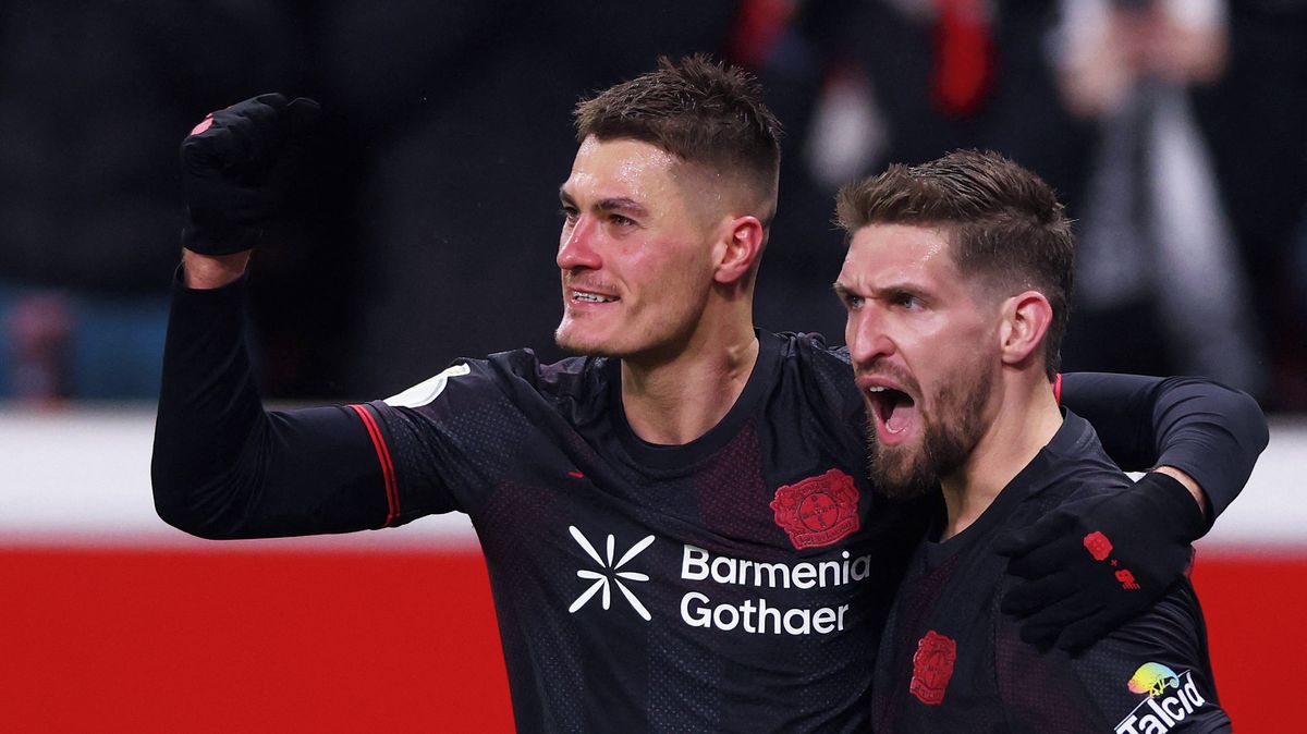 Schick přispěl gólem k postupu Leverkusenu do semifinále poháru